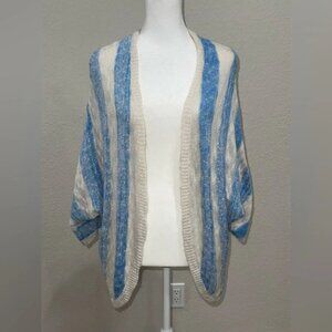 PINK ROSE Blue and white striped sweater